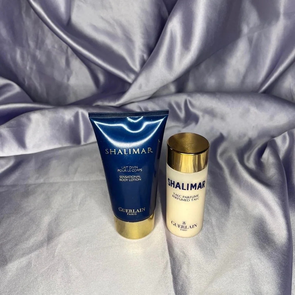 Guerlain Paris Shalimar 2 piece bundle lot